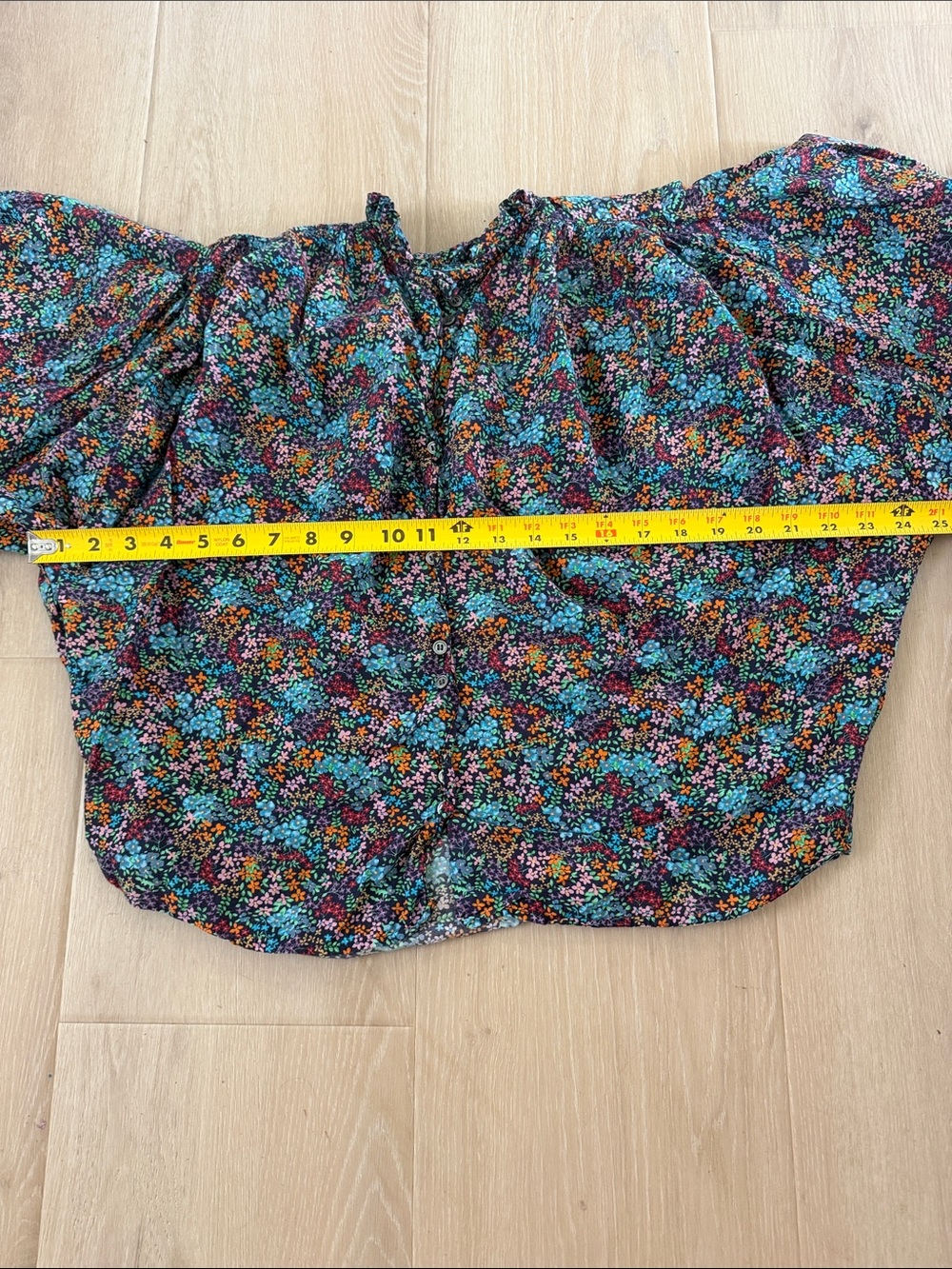 DÔEN Rose Top Navy Lady Bird Floral M - Picture 8 of 8